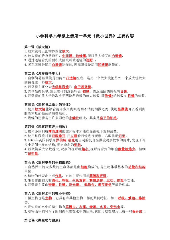 _32_六上科学知识点总结