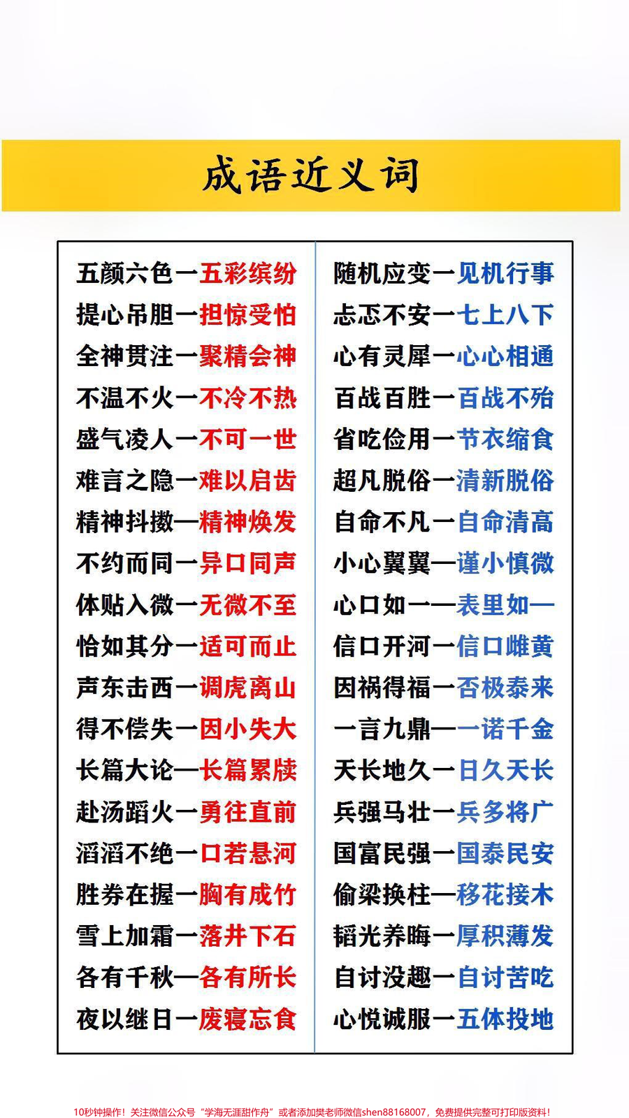 成语近义词_必考考点__家长收藏孩子受益